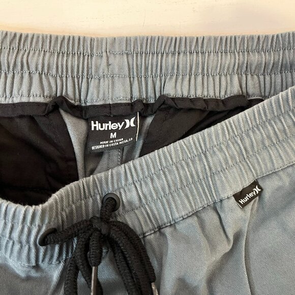 Hurley Men's Smoke Grey Outsider Icon Straight Joggers - Size Medium - Picture 6 of 6
